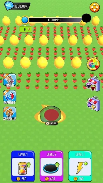 Fruit hole: Black hole (Фрут хол) [МОД: Много монет, Открытые уровни и Мега MOD] Screenshot 3