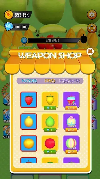 Fruit hole: Black hole (Фрут хол) [МОД: Много монет, Открытые уровни и Мега MOD] Screenshot 4