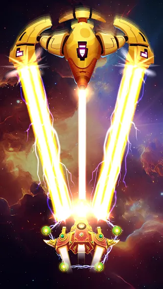 Galaxy Attack - Space Shooter (Гэлэкси Атак) [МОД: Деньги, Монеты и Меню MOD] Screenshot 5