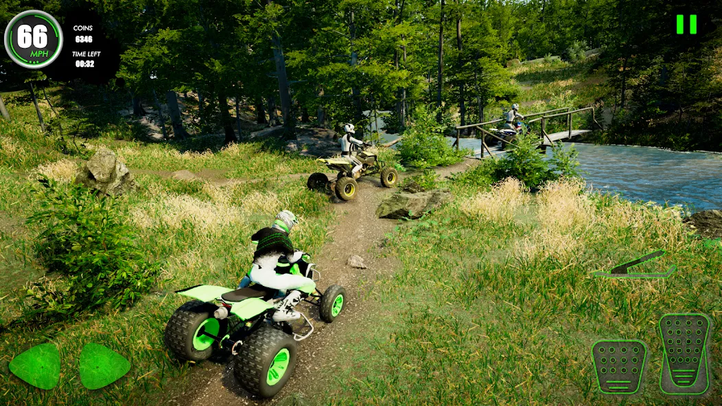 Atv Car Games Bike Offroad 4x4 (ЭиТиВи) [МОД: Много монет, Открытые уровни и Мега MOD] Screenshot 2