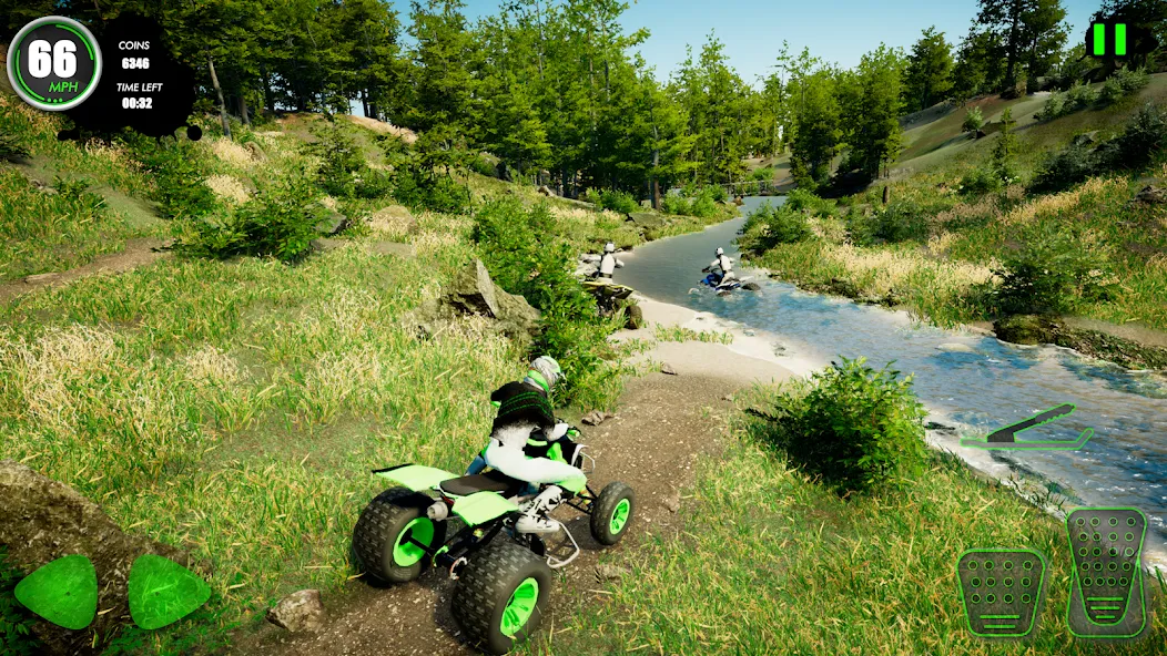 Atv Car Games Bike Offroad 4x4 (ЭиТиВи) [МОД: Много монет, Открытые уровни и Мега MOD] Screenshot 4