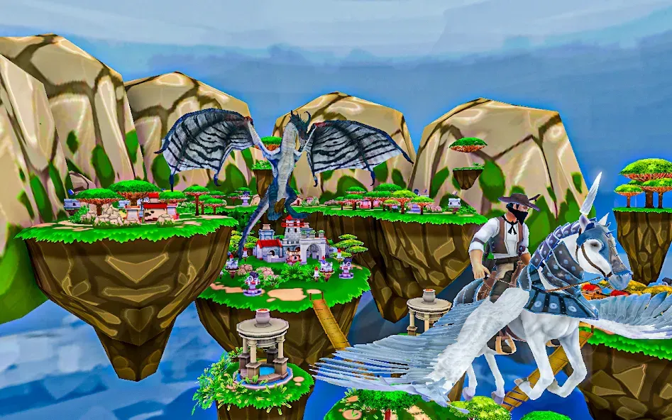 The Flying Horse: Unicorn (Зе Флайинг Хорс) [МОД: Бесконечные деньги, Монеты и Мега MOD] Screenshot 1