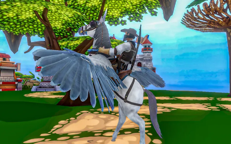 The Flying Horse: Unicorn (Зе Флайинг Хорс) [МОД: Бесконечные деньги, Монеты и Мега MOD] Screenshot 2