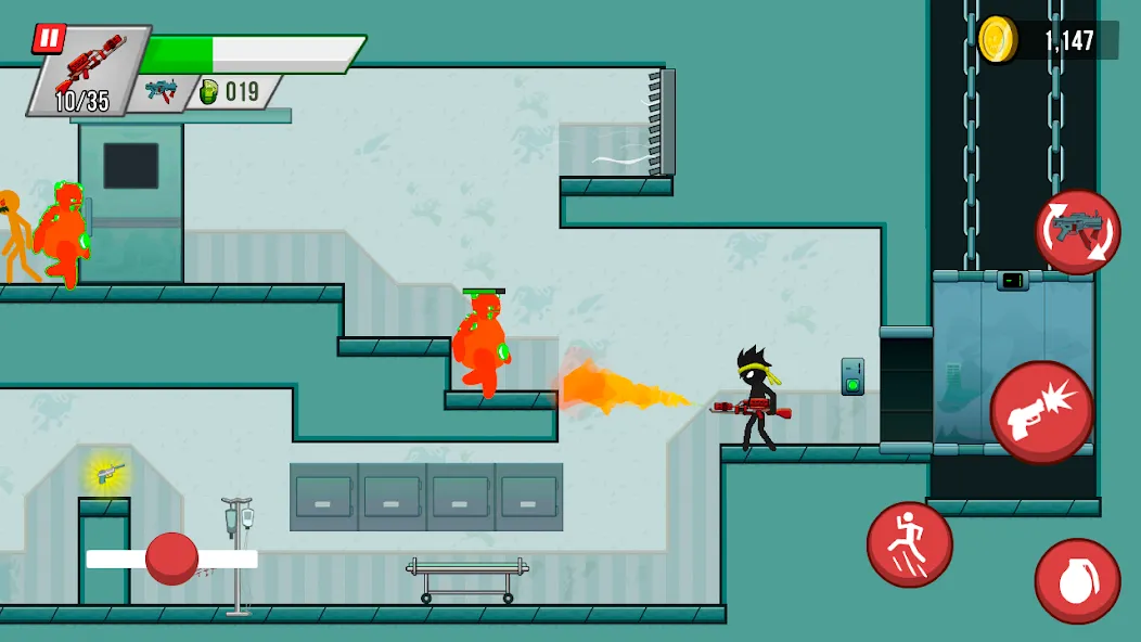 Stick vs Zombies (Стикмен против Зомби) [МОД: Все открыто, Дополнительные деньги и Меню MOD] Screenshot 5