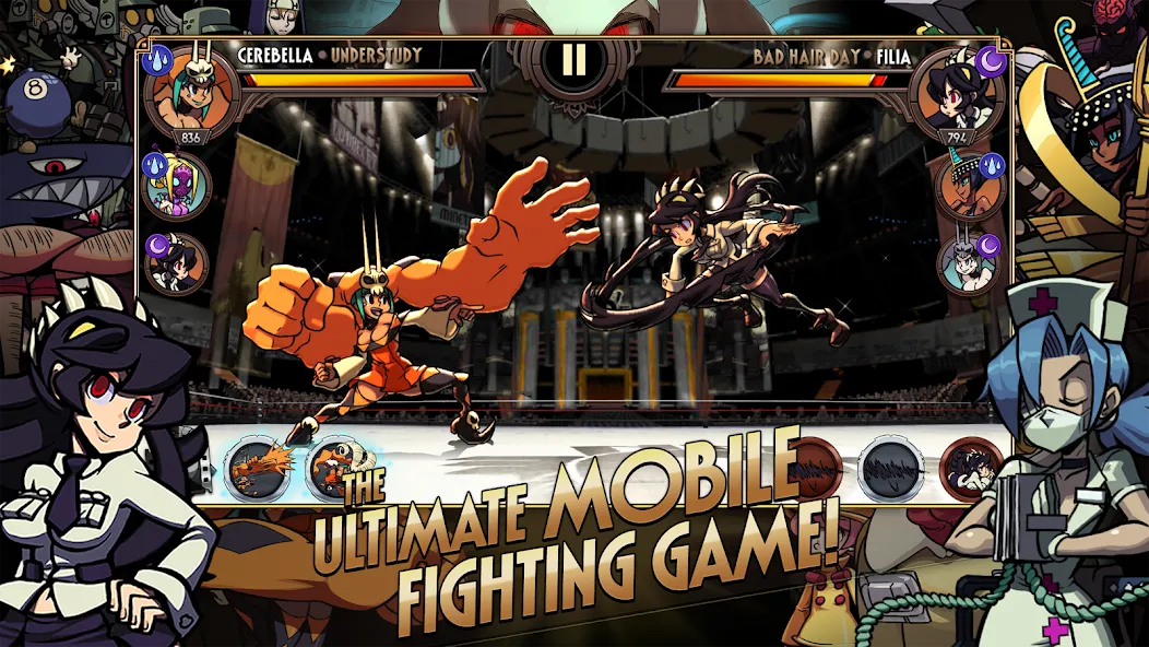 Skullgirls: Fighting RPG (Скулгрлз) [МОД: Много денег, Монет и Все открыто] Screenshot 1