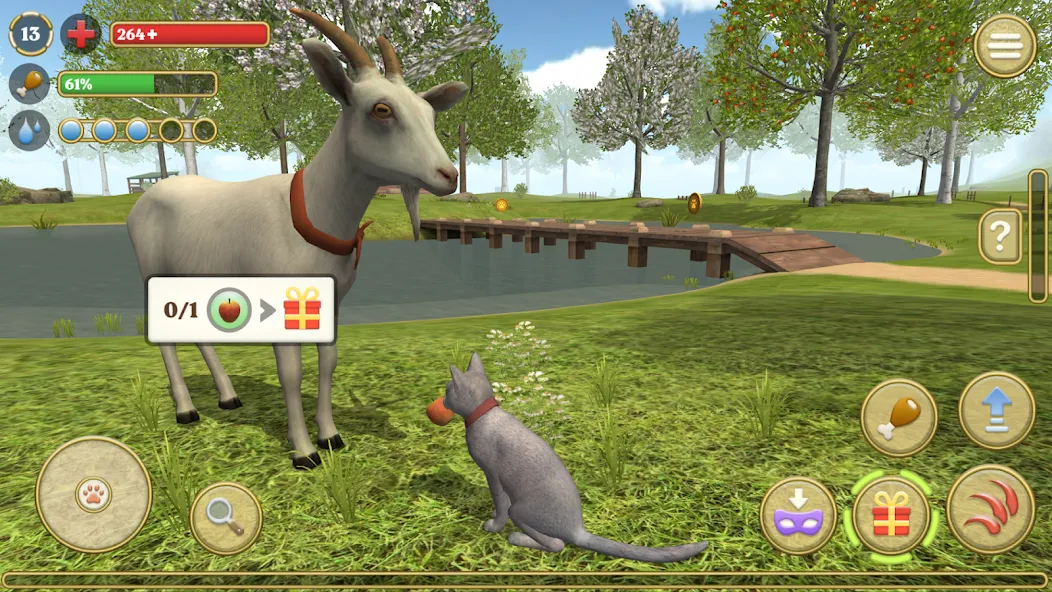 Cat Simulator : Kitties Family [МОД: Все открыто, Дополнительные деньги и Меню MOD] Screenshot 3