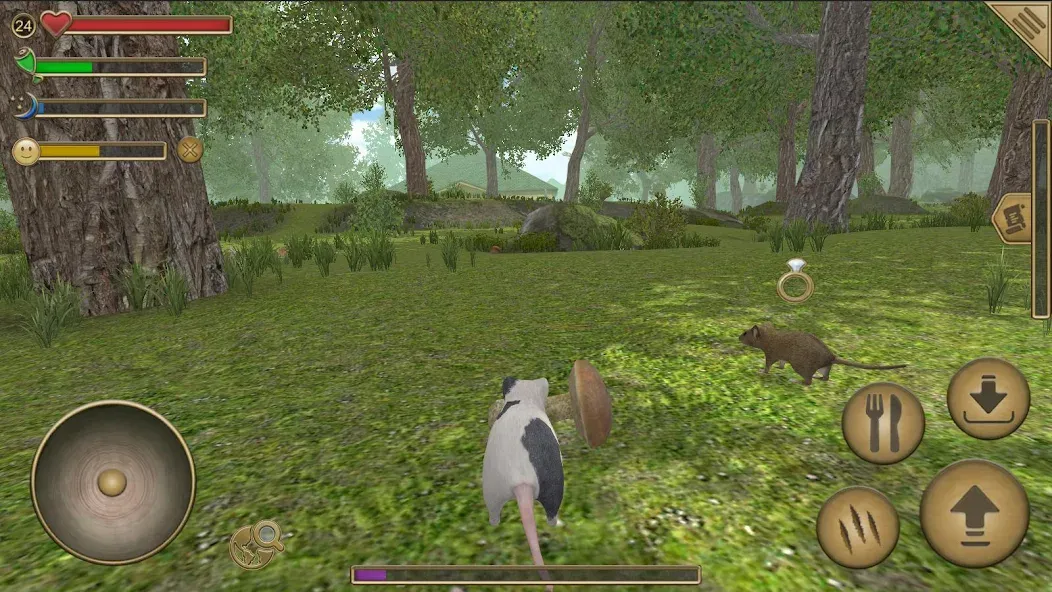 Mouse Simulator :  Forest Home [МОД: Меню, Бесконечные монеты и Открытые уровни] Screenshot 1