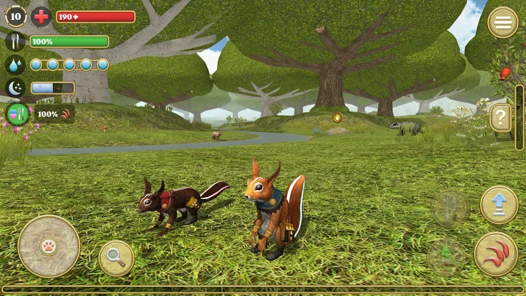 Squirrel Simulator 2 : Online [МОД: Бесконечные деньги, Монеты и Мега MOD] Screenshot 1