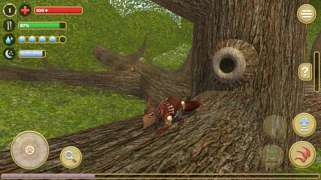 Squirrel Simulator 2 : Online [МОД: Бесконечные деньги, Монеты и Мега MOD] Screenshot 3