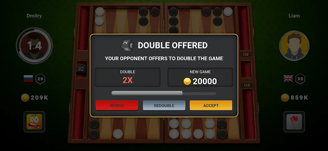 Backgammon Champs - Board Game (Бэкгаммон Чемпс) [МОД: Бесконечные деньги, Монеты и Мега MOD] Screenshot 3