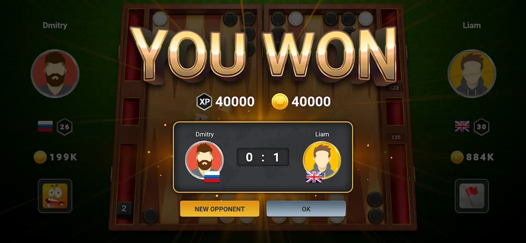 Backgammon Champs - Board Game (Бэкгаммон Чемпс) [МОД: Бесконечные деньги, Монеты и Мега MOD] Screenshot 4