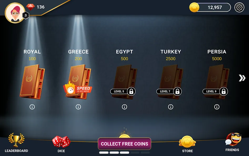 Backgammon Champs - Board Game (Бэкгаммон Чемпс) [МОД: Бесконечные деньги, Монеты и Мега MOD] Screenshot 5