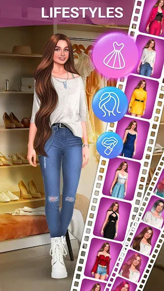 Diana's stories [МОД: Бесконечные деньги, Монеты и Мега MOD] Screenshot 4