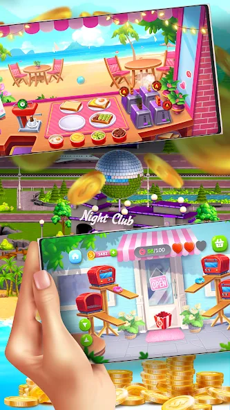 Diana's city-fashion & beauty [МОД: Деньги, Монеты и Меню MOD] Screenshot 4