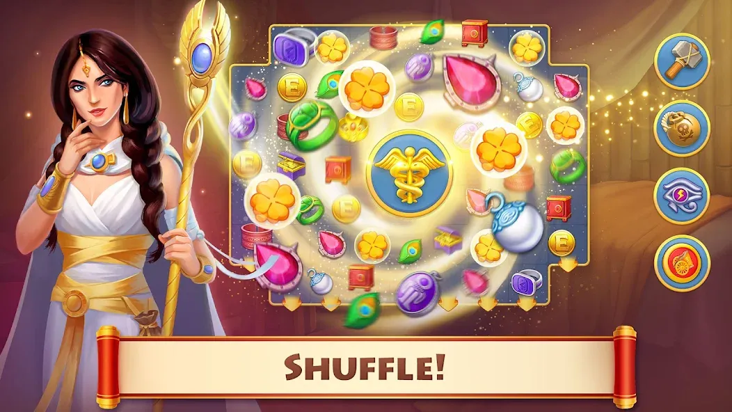 Cradle of Empires: 3 in a Row (Кредл оф Эмпайрс) [МОД: Бесконечные деньги, Монеты и Мега MOD] Screenshot 2