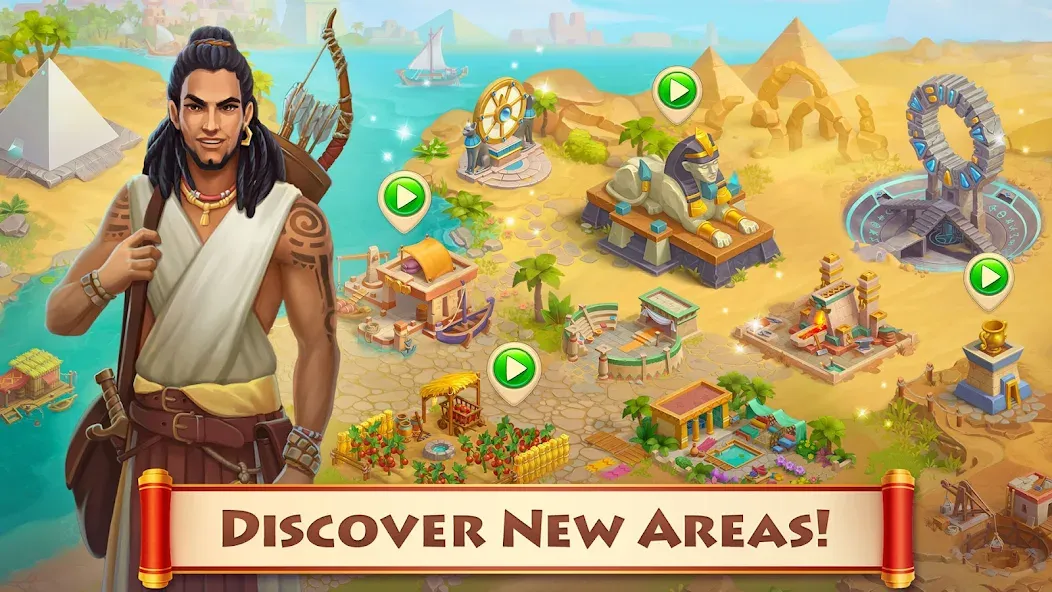 Cradle of Empires: 3 in a Row (Кредл оф Эмпайрс) [МОД: Бесконечные деньги, Монеты и Мега MOD] Screenshot 4