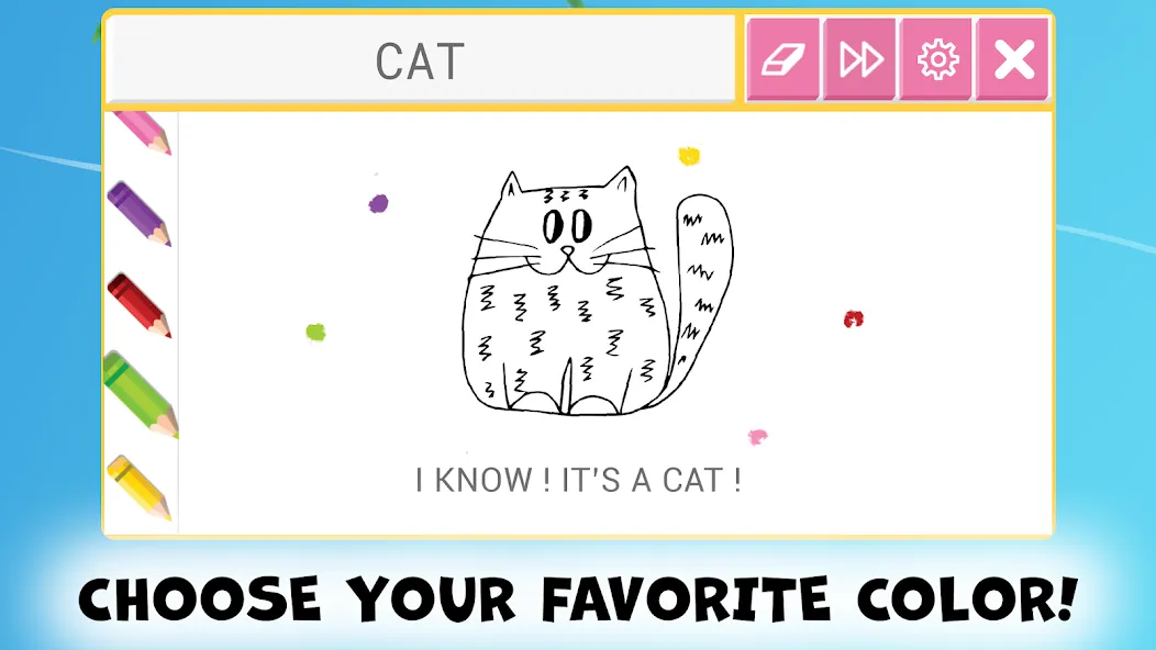Draw It. Easy Draw Quick Game [МОД: Все открыто, Дополнительные деньги и Меню MOD] Screenshot 1