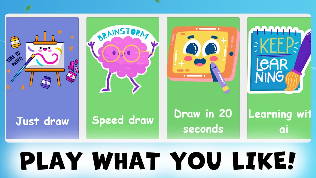 Draw It. Easy Draw Quick Game [МОД: Все открыто, Дополнительные деньги и Меню MOD] Screenshot 3