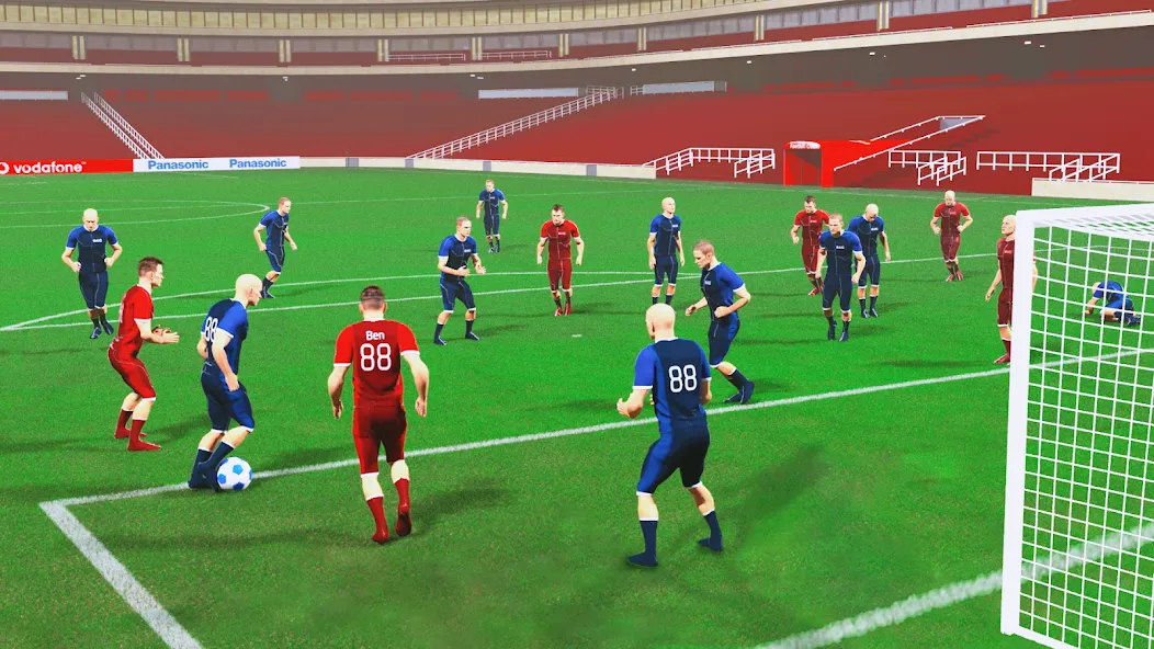 Soccer Star Football Games [МОД: Все открыто, Дополнительные деньги и Меню MOD] Screenshot 3