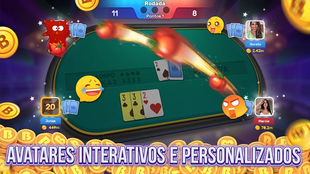 Bacana Games: Buraco & Slots (Бакана Геймс) [МОД: Деньги, Монеты и Меню MOD] Screenshot 5