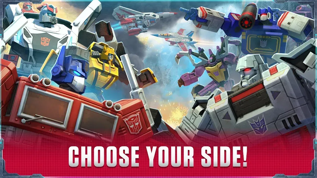 Transformers: Earth Wars Beta (Трансформерс) [МОД: Все открыто, Дополнительные деньги и Меню MOD] Screenshot 1