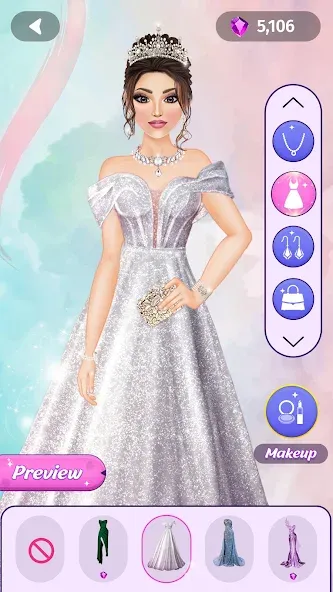 Dress Up Fashion: Makeup Games [МОД: Много монет, Открытые уровни и Мега MOD] Screenshot 2