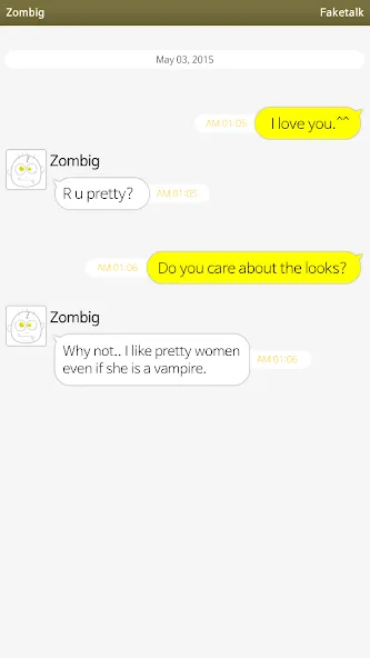 Faketalk - Chatbot (Фэйкталк) [МОД: Деньги, Монеты и Меню MOD] Screenshot 1