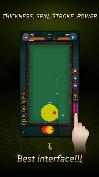 Real Billiards Battle - carom (Риал Бильярдс Батл) [МОД: Бесконечные деньги, Монеты и Мега MOD] Screenshot 3