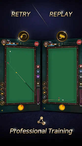 Real Billiards Battle - carom (Риал Бильярдс Батл) [МОД: Бесконечные деньги, Монеты и Мега MOD] Screenshot 5