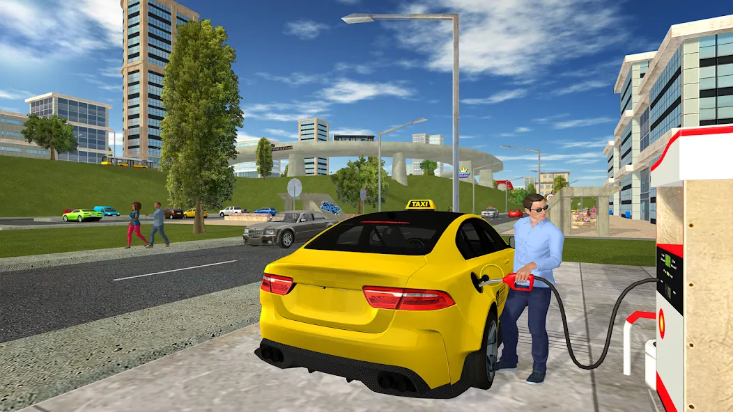 Taxi Game 2 [МОД: Деньги, Монеты и Меню MOD] Screenshot 3