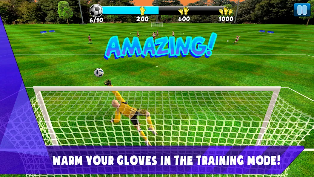 Soccer Goalkeeper 2024 (Соккер Голкипер 2022) [МОД: Меню, Бесконечные монеты и Открытые уровни] Screenshot 1