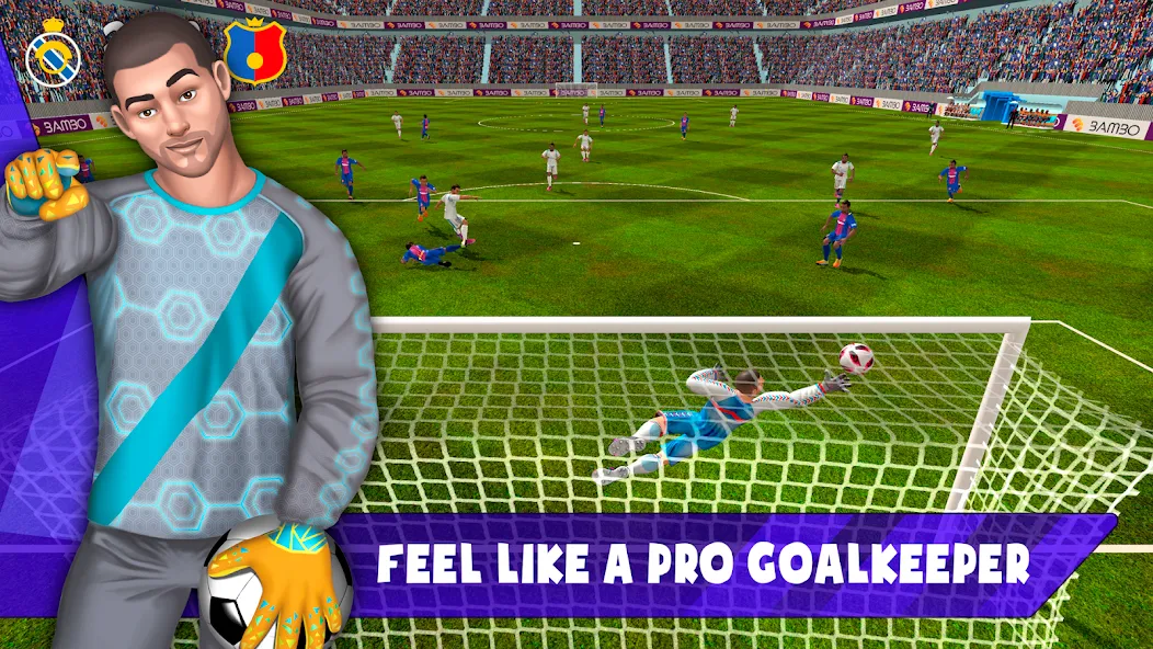 Soccer Goalkeeper 2024 (Соккер Голкипер 2022) [МОД: Меню, Бесконечные монеты и Открытые уровни] Screenshot 4