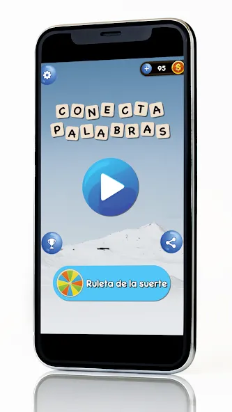 Conecta - Juego de Palabras (Сонекта) [МОД: Много монет, Открытые уровни и Мега MOD] Screenshot 1
