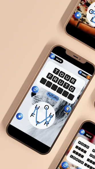 Conecta - Juego de Palabras (Сонекта) [МОД: Много монет, Открытые уровни и Мега MOD] Screenshot 2