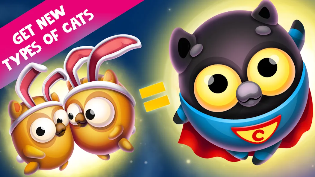 Space Cat Evolution: Kitty col [МОД: Деньги, Монеты и Меню MOD] Screenshot 5