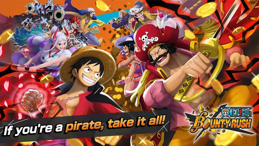 ONE PIECE Bounty Rush (ВАН ПИС Баунти Раш) [МОД: Меню, Бесконечные монеты и Открытые уровни] Screenshot 1