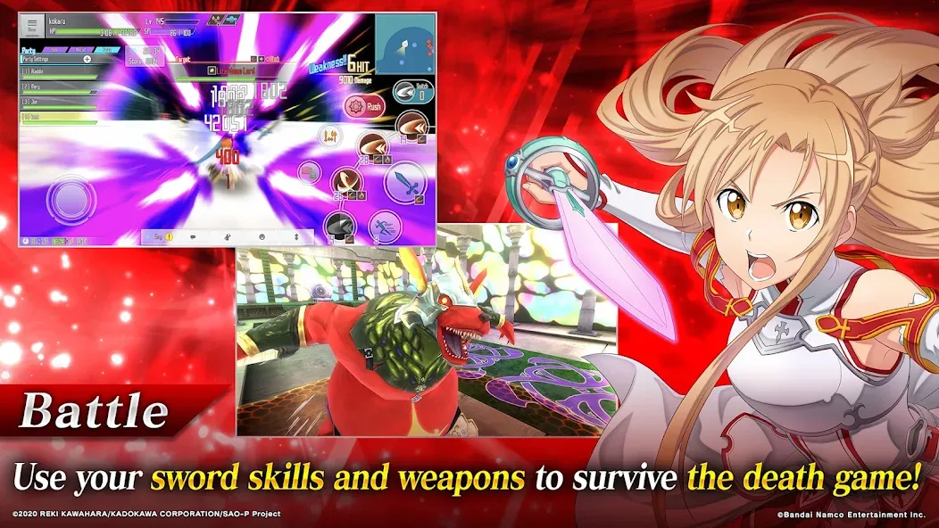 SAO Integral Factor - MMORPG (САО Интегральный Фактор) [МОД: Все открыто, Дополнительные деньги и Меню MOD] Screenshot 3