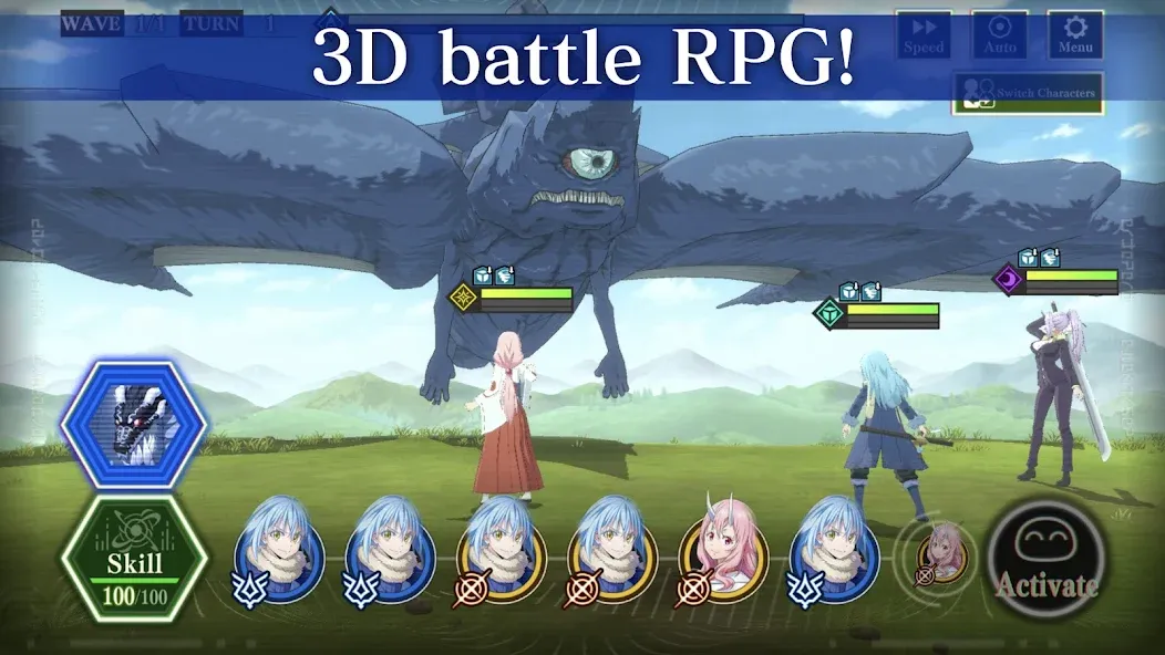 SLIME - ISEKAI Memories (ЛАЙМ) [МОД: Деньги, Монеты и Меню MOD] Screenshot 2