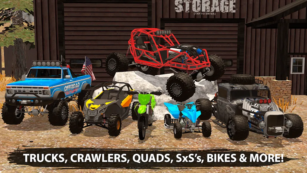 Offroad Outlaws (Оффроуд Аутлоус) [МОД: Много монет, Открытые уровни и Мега MOD] Screenshot 1