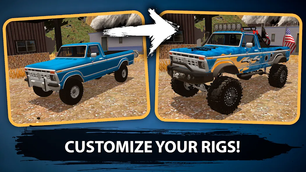 Offroad Outlaws (Оффроуд Аутлоус) [МОД: Много монет, Открытые уровни и Мега MOD] Screenshot 3