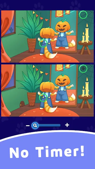Find Differences: Cute Cats [МОД: Все открыто, Дополнительные деньги и Меню MOD] Screenshot 3