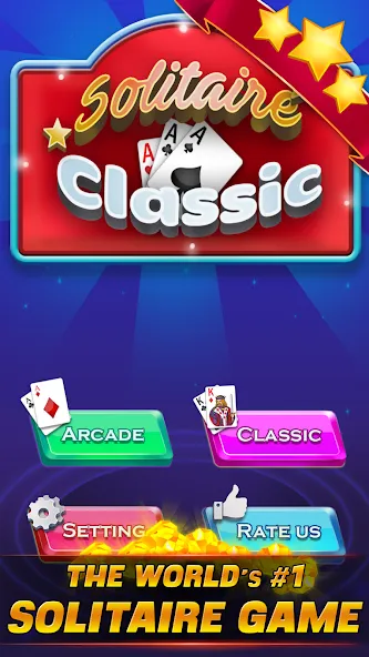 Solitaire Classic (Солитер Классик) [МОД: Много монет, Открытые уровни и Мега MOD] Screenshot 5