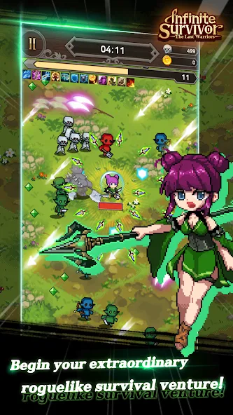 InfiniteSurvival:LastWarriors [МОД: Много монет, Открытые уровни и Мега MOD] Screenshot 3