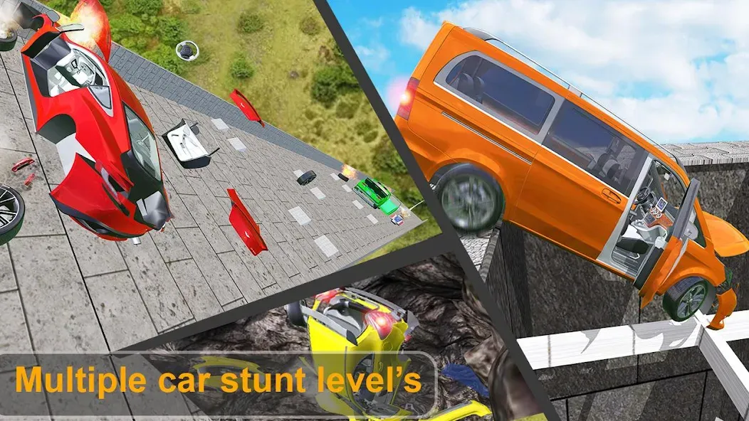 Beam Drive Crash Death Stair C (Бим Драйв Краш Дэт Стэр С) [МОД: Бесконечные деньги, Монеты и Мега MOD] Screenshot 3