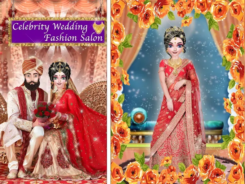 Celebrity Wedding Fashion fun (Селебрити свадебная мода весело) [МОД: Меню, Бесконечные монеты и Открытые уровни] Screenshot 4