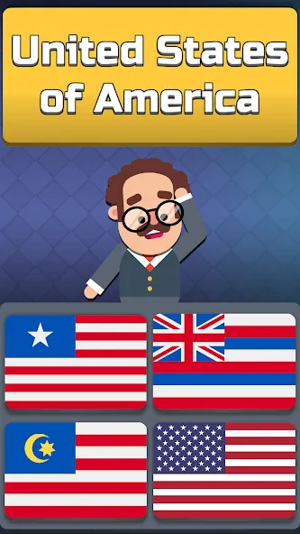 Geography: Flags Quiz Game [МОД: Деньги, Монеты и Меню MOD] Screenshot 1