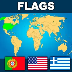 Скачать Geography: Flags Quiz Game [МОД: Деньги, Монеты и Меню MOD] | Взлом Geography: Flags Quiz Game на Андроид
