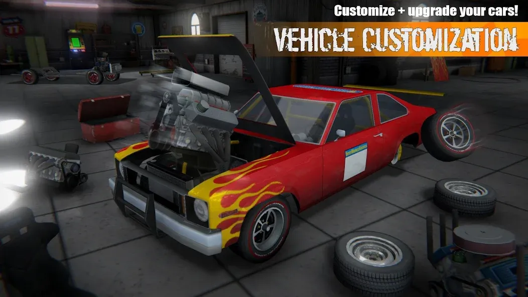 Demolition Derby 3 (Демолиция Дерби 3) [МОД: Много денег, Монет и Все открыто] Screenshot 5