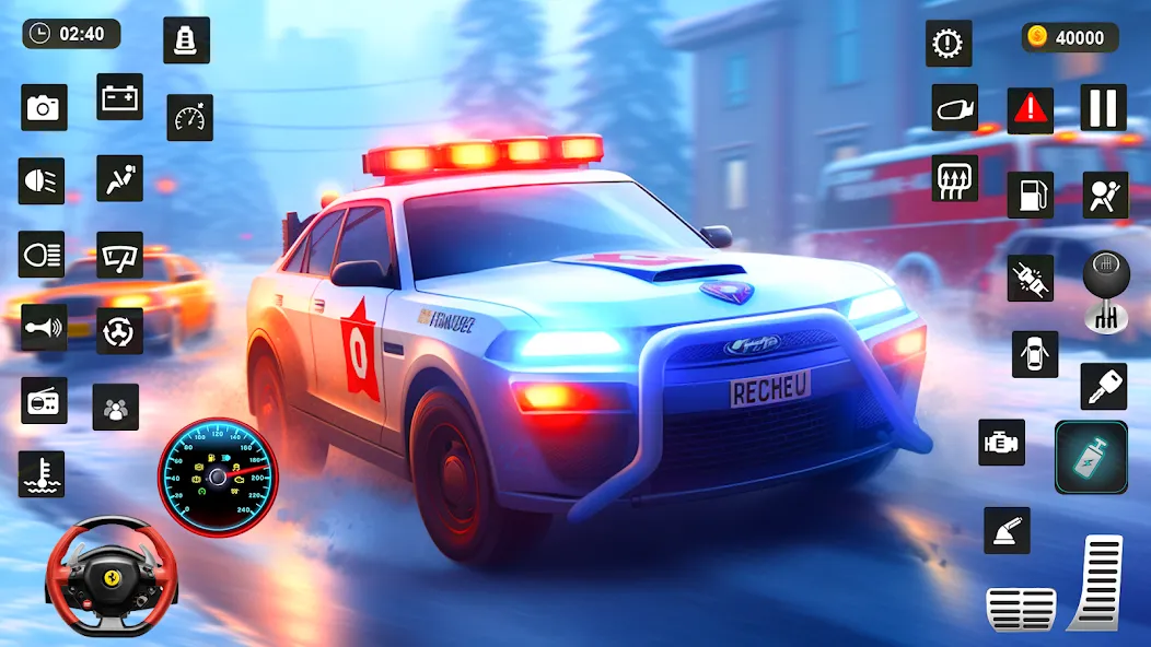 Police Car Kids Driving Game (Кидс Полис Геймс) [МОД: Меню, Бесконечные монеты и Открытые уровни] Screenshot 1