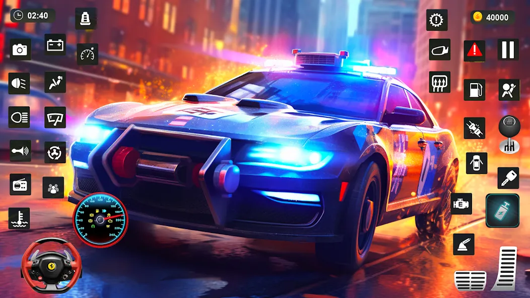 Police Car Kids Driving Game (Кидс Полис Геймс) [МОД: Меню, Бесконечные монеты и Открытые уровни] Screenshot 4